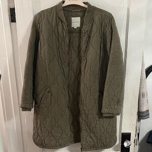 Olive Quilted Jacket